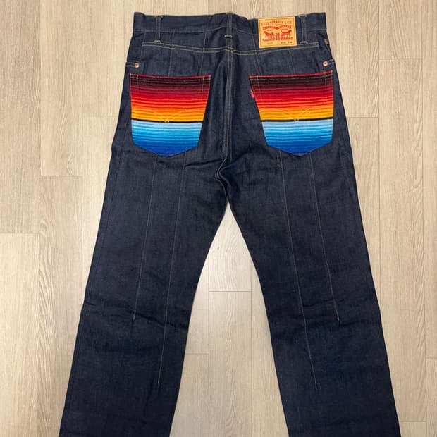 준야와타나베 x 자미로콰이 패치 데님