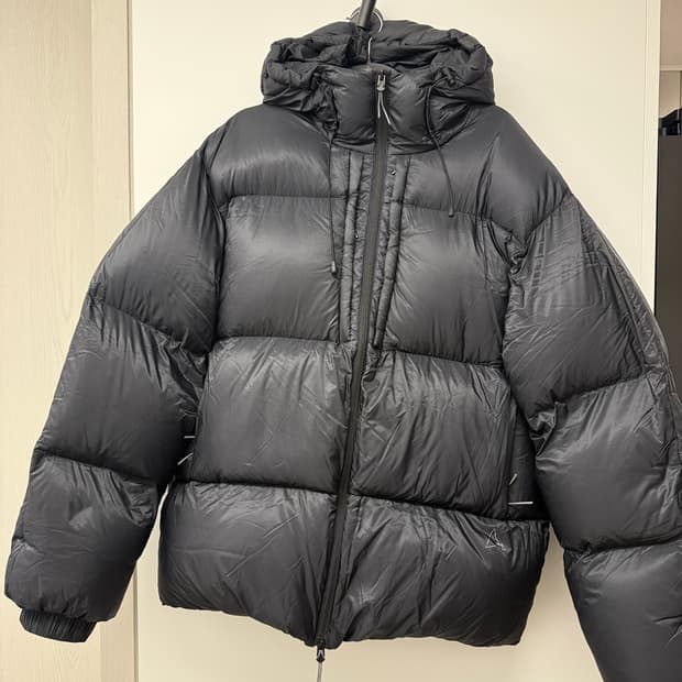 Roa 로아 헤비다운자켓 아스팔트 블랙 L