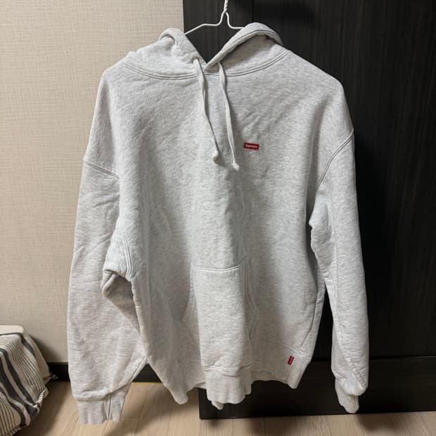 슈프림 박스 로고 후드티 그레이 M