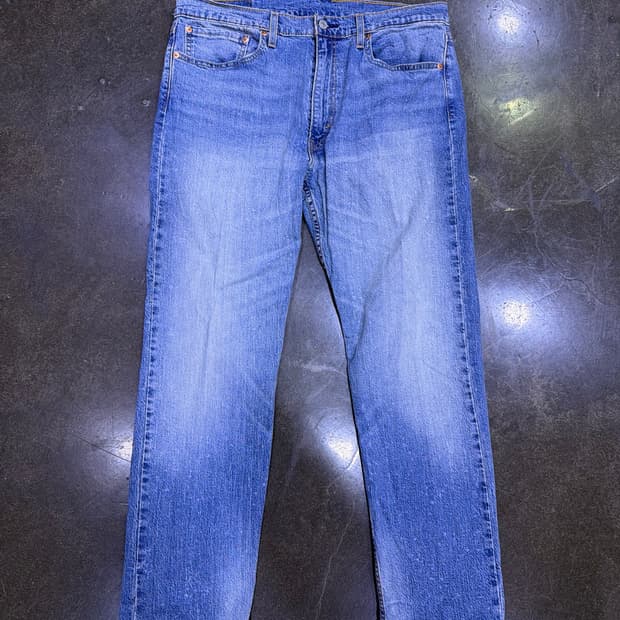 리바이스 502 테이퍼드핏 빈티지 타이 워싱 데님팬츠 36