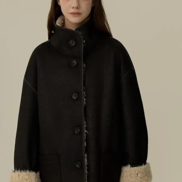 엘리오티 리버시블 무스탕