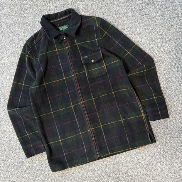 폴로 랄프로렌 그린라벨 플리스 체크 자켓