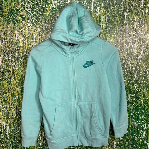 나이키 민트블루 후드집업 L