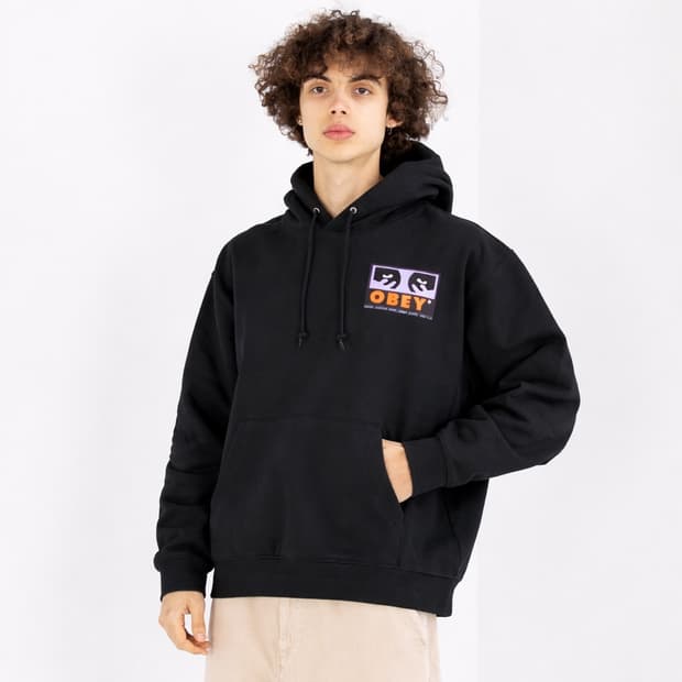 오베이 프리미엄 서번트 후디 후드티 블랙