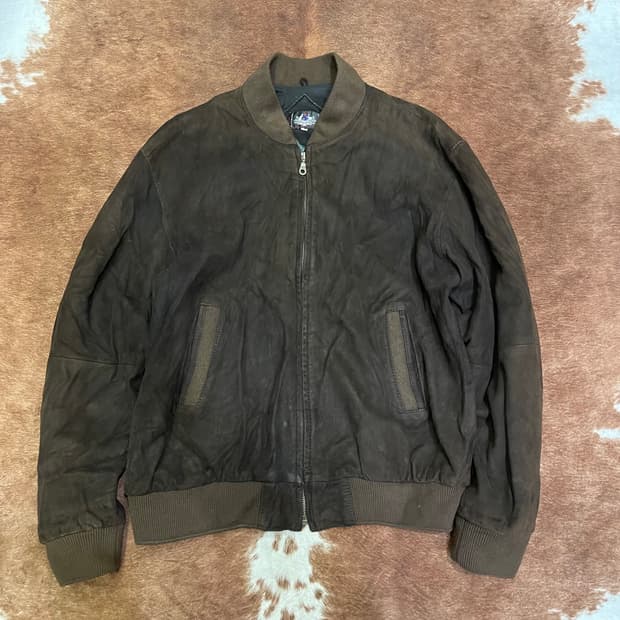 90's vintage leather jacket