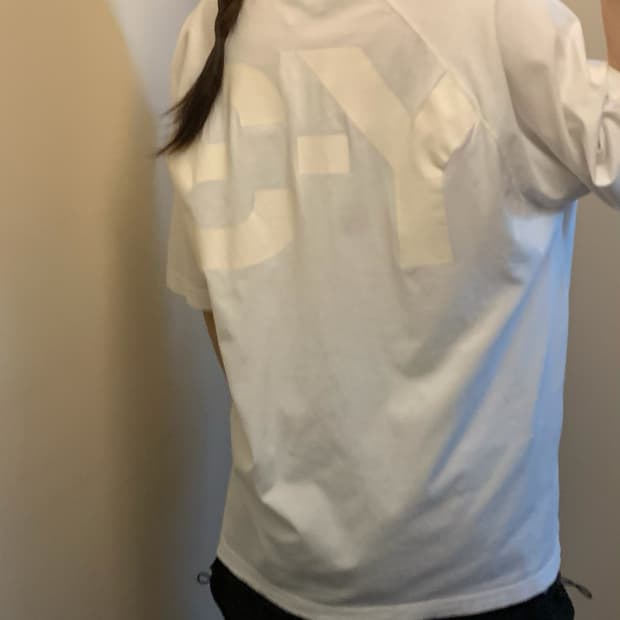 Y-3 아디다스 야마모토 백로고 반팔티