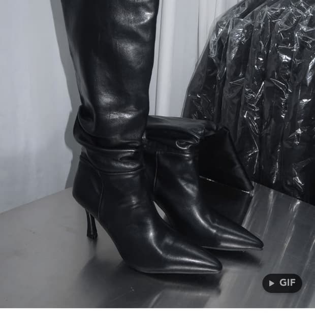 위위미유 스텔레토 롱부츠