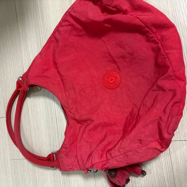 키플링 숄더백 레드