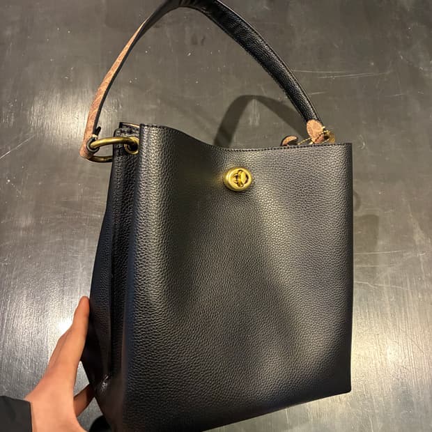 코치 찰리 버킷백 블랙 숄더백 핸드백 크로스백