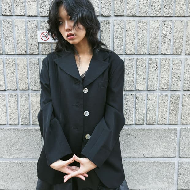올드 히스테릭 글래머 볼드 라펠 블레이저
