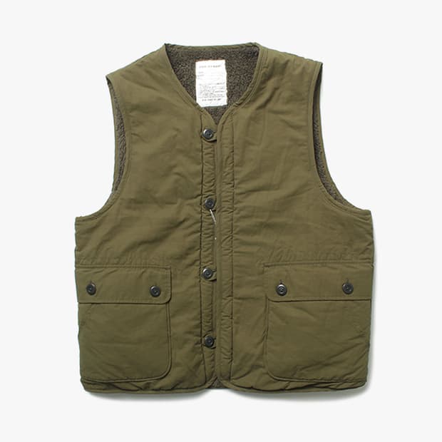FREAK STORE "Khaki Reversible Vest"