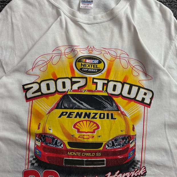 00s NASCAR 넥스텔 컵 투어 펜조일 티셔츠 4484