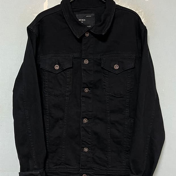ZARA 자라 남자 블랙 청자켓 트러커 춘추 95-100