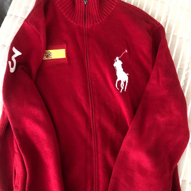 [XL] 폴로 빅포니 에스파나 니트집업 치프키프