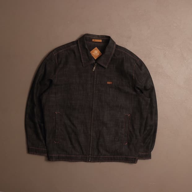 일본빈티지 데님 블루종 자켓 A1420