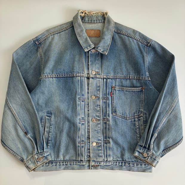 Levi‘s 리바이스OG 1세대 LVC 1936 워싱 신치백 데님 자켓