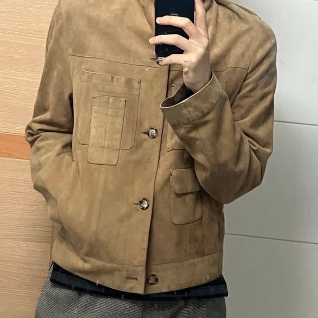 프라다 스웨이드 자켓