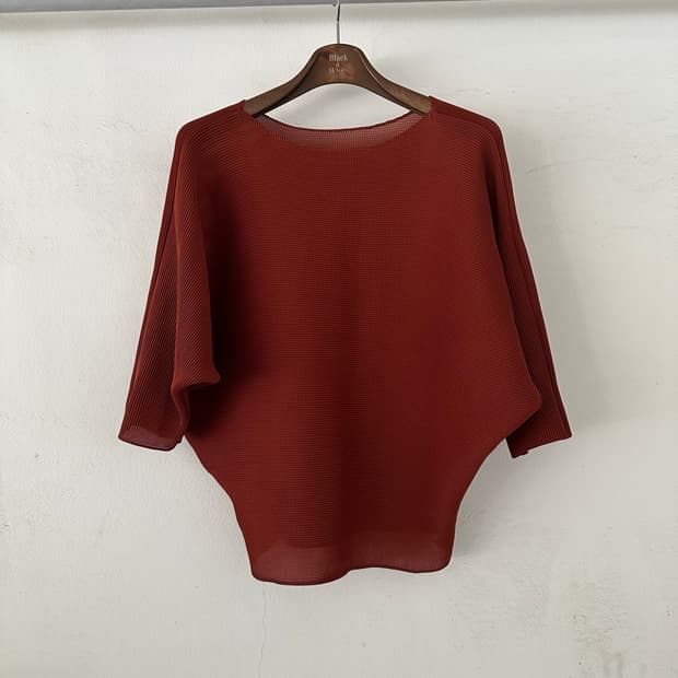플리츠 플리즈 탑 가오리핏 F사이즈