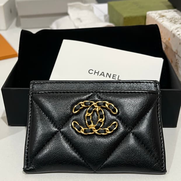 샤넬 19 카드지갑 [정품]