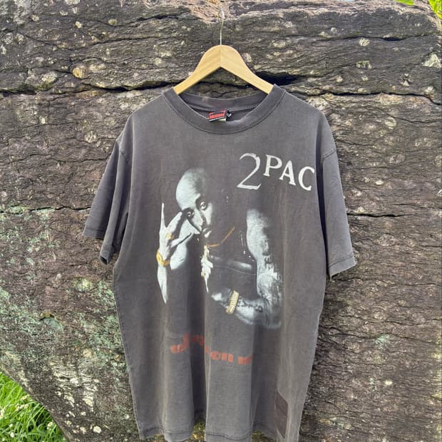 2005 OG 투팍 랩 티셔츠