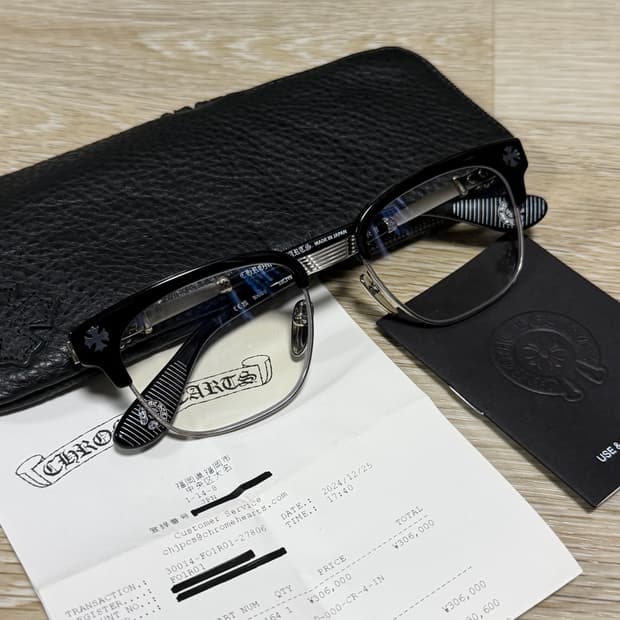 [S+급/53mm] 크롬하츠 보넨노이슈어 2 안경 블랙/실버