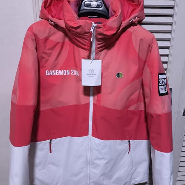 100 코오롱스포츠 2024 강원 올림픽 덕다운 패딩 스키파카
