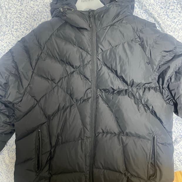 (4) 해칭룸 웹 구스다운 경량패딩 블랙