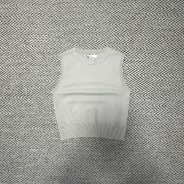 MARGARET HOWELL wool 100% knit vest