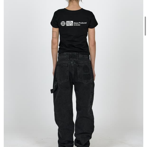 MPa PAINTER DENIM PANTS (BLACK) M