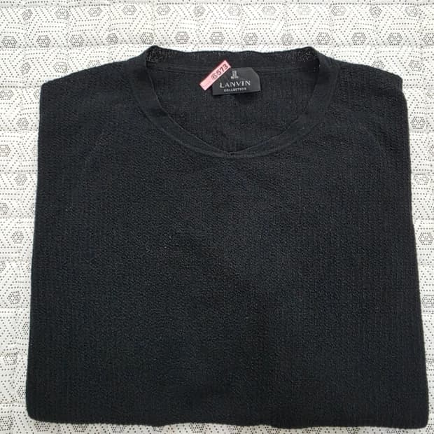 랑방 컬렉션 여성 블랙 삼선 니트 FREE