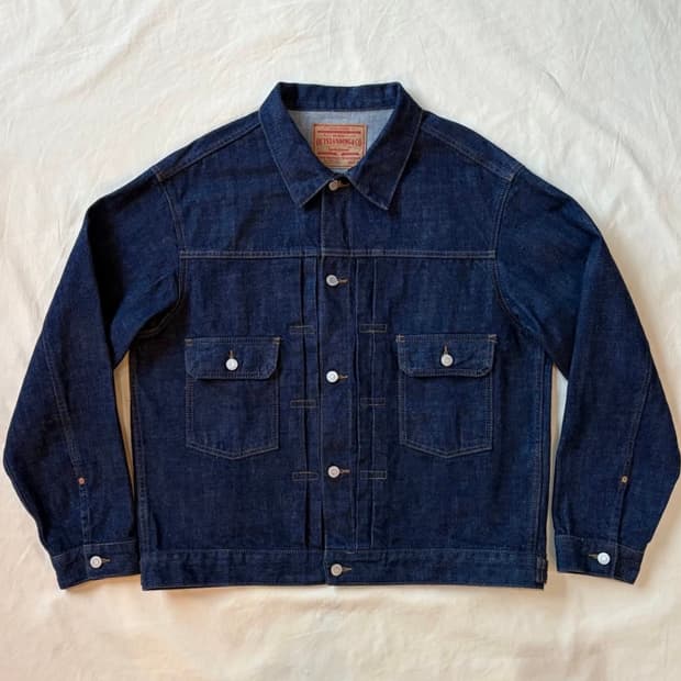 아웃스탠딩 셀비지 데님 자켓 42
