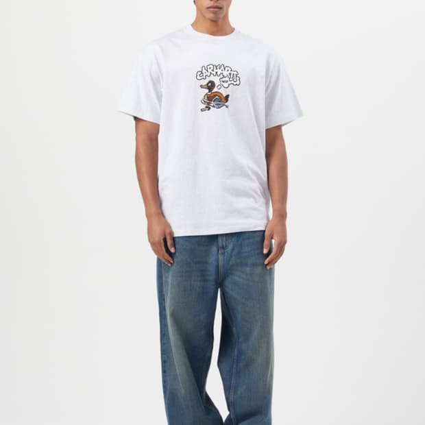 칼하트 브랜든 팬츠 스미스 블루 원 유즈드 워시