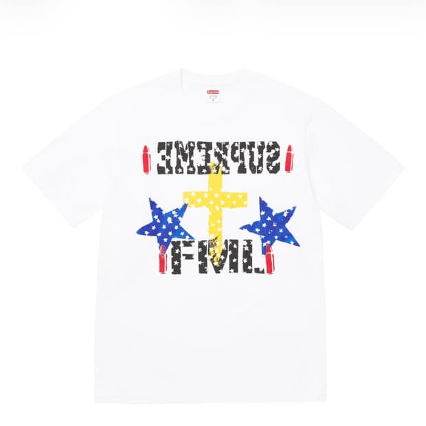 (새제품) 슈프림 FML 티셔츠 화이트(L) - 26SS