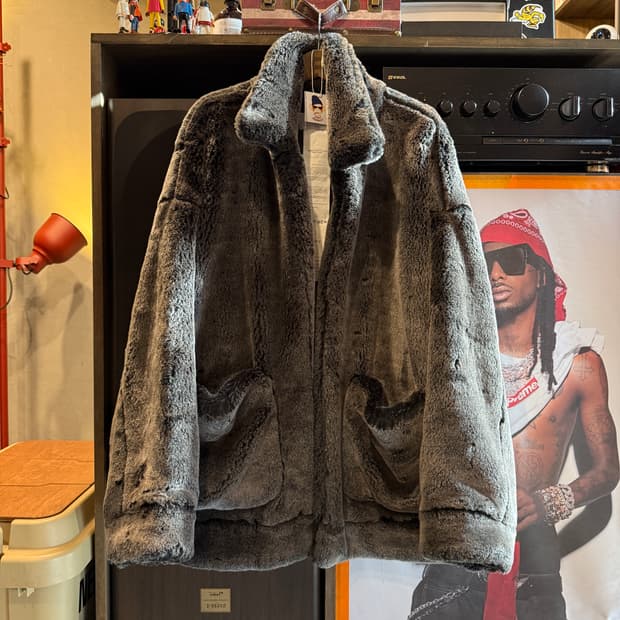 더블렛 핸드 페인트 퍼자켓 M(2XL)