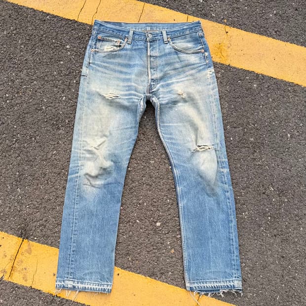 90s USA 빈티지 리바이스 501 W34 L32