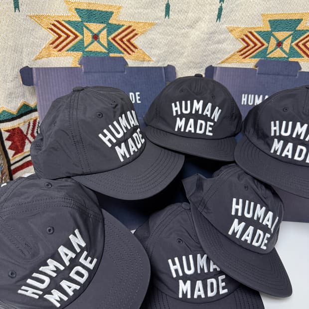 휴먼메이드 Human Made 5Panel Nylon Cap Black