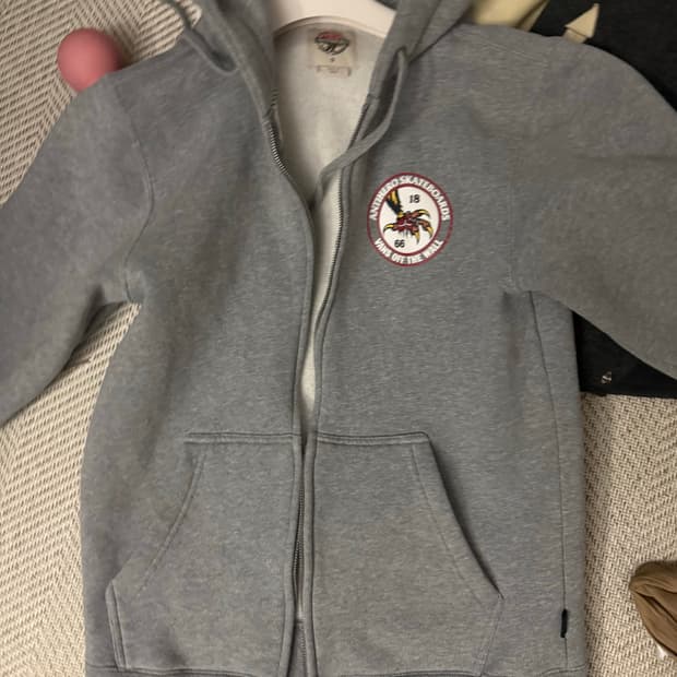 반스 기모 후드집업