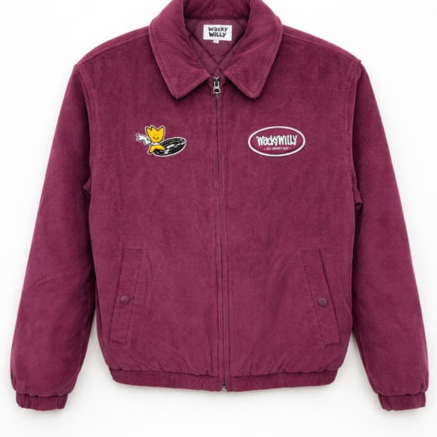 WACKY WILLY 코듀로이 자켓 버건디