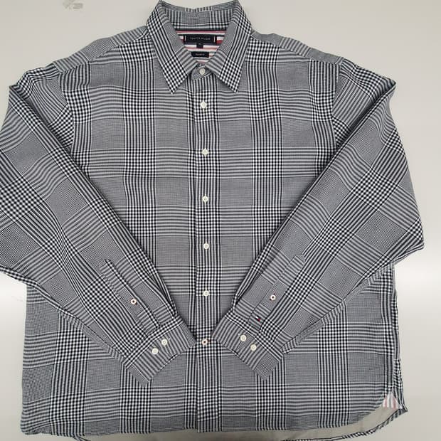 타미힐피거 체크 릴렉스핏 셔츠