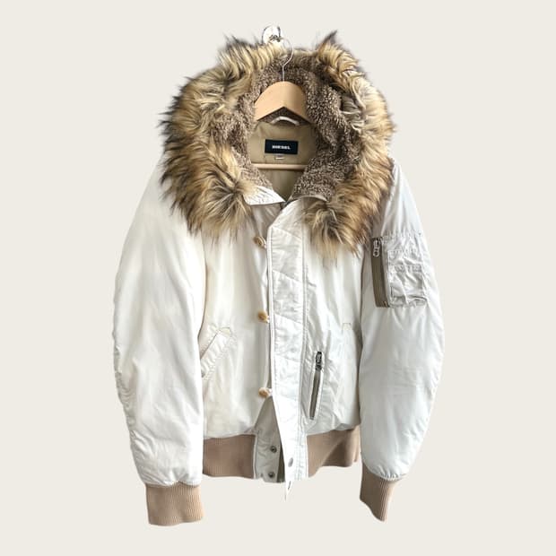 L/ 디젤 MA-1 나일론 퍼 패딩점퍼