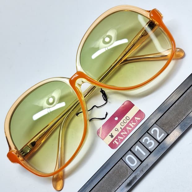 80s 일본제 빈티지 데드스톡 미사용/선글라스 Nox HJ-023 오렌지