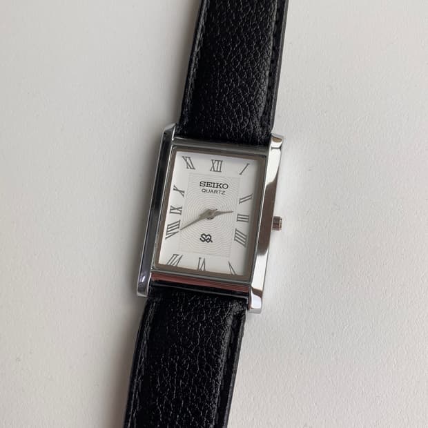 Seiko 세이코 탱크 쿼츠 로마