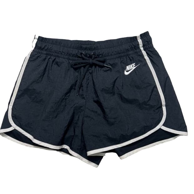 NIKE 우먼즈 헤리티지 우븐 쇼츠 반바지 블랙 M