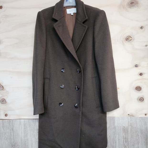 216) 플라스틱아일랜드 더블버튼 코트