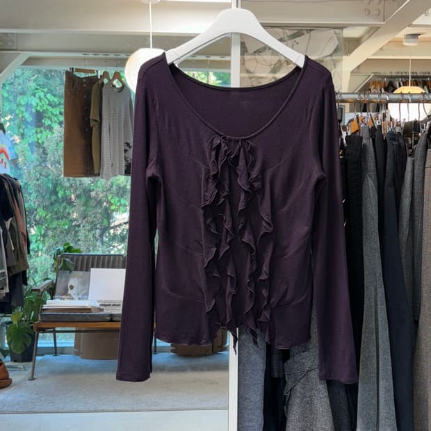 Kiyoko takase 프릴 롱슬리브