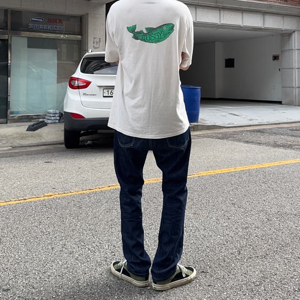 폴로 랄프로렌 RL 포켓 로고 빈티지 데님 팬츠