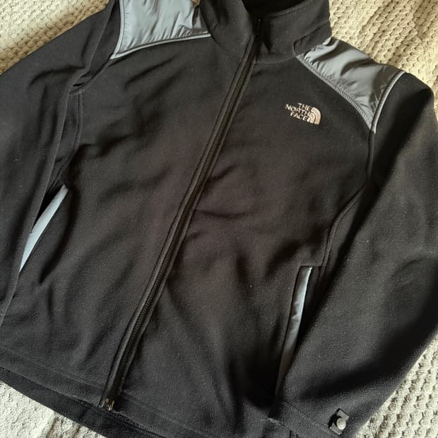 노스페이스 블랙 그레이 플리스 후리스