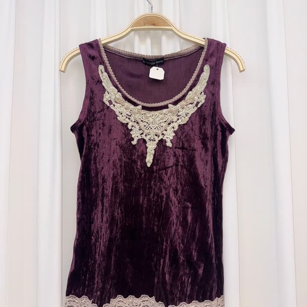 Velvet Lace Sleeveless