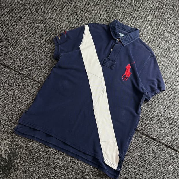 폴로 랄프로렌 빅포니 영국 카라 럭비 티셔츠 3316
