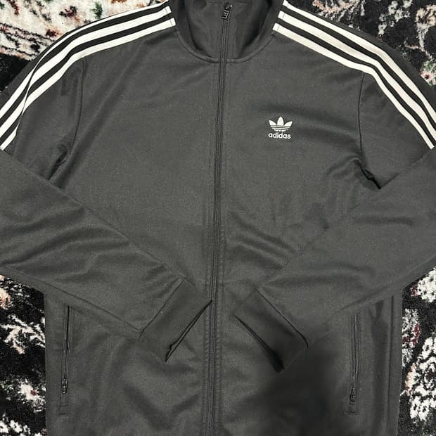 아디다스 베켄바우어 블랙 트랙탑 져지